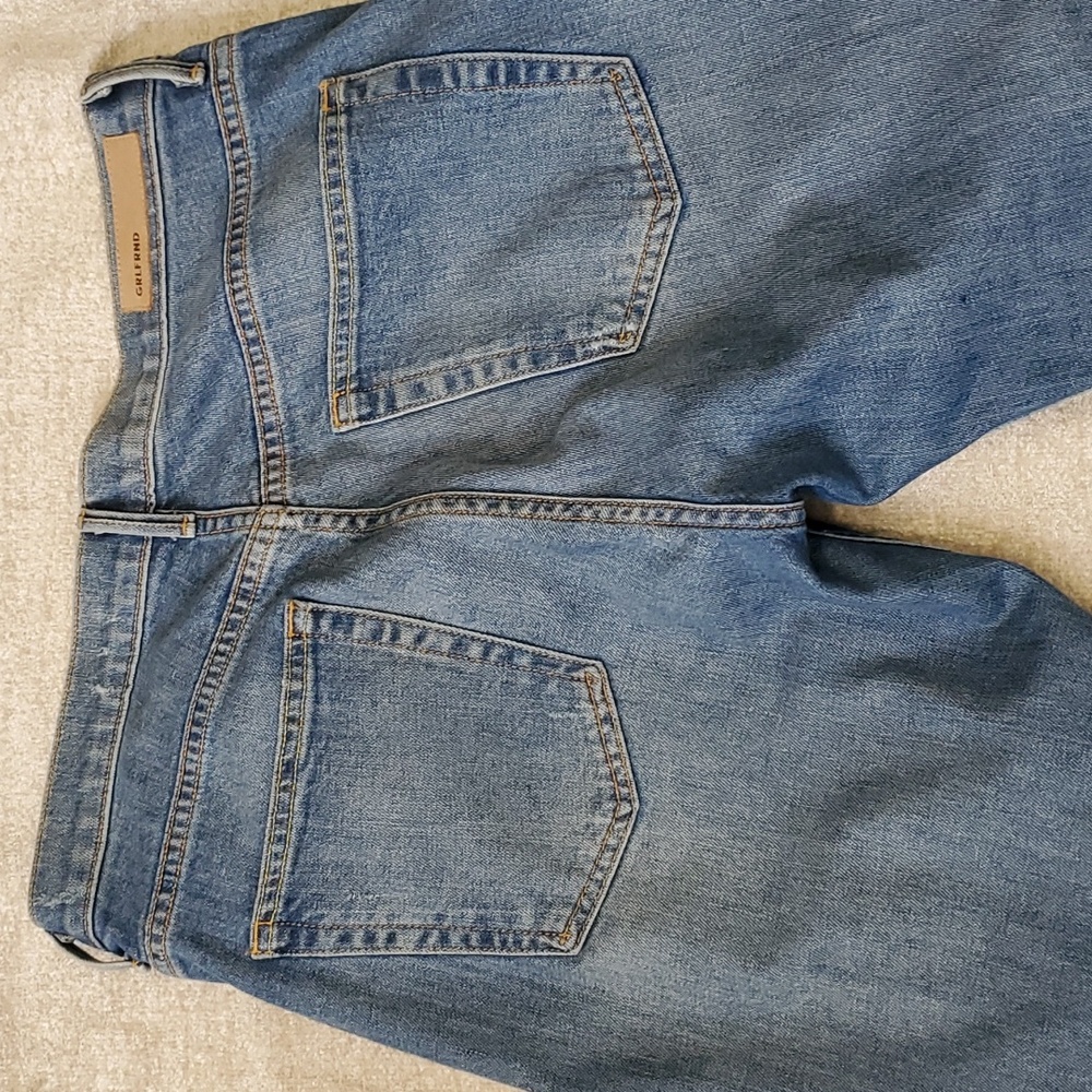 Grlfrnd Naomi women's highrise cut off crop distressed jeans size 31 - Picture 8 of 16